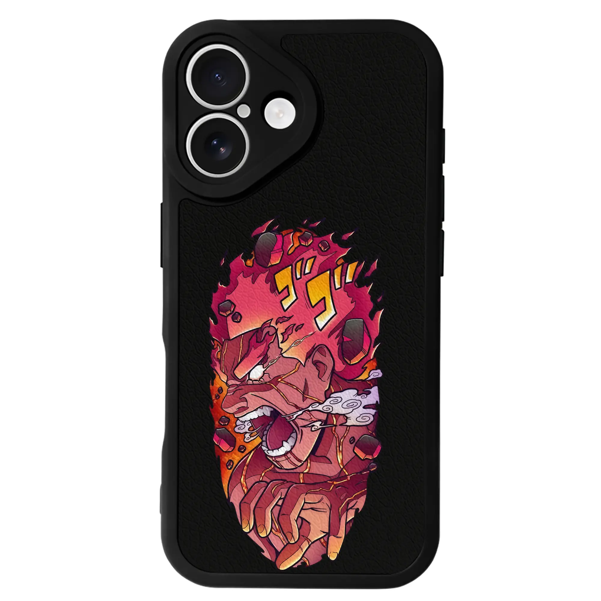 ナルト グッズ マイト・ガイ - IPhone 16シリーズ対応 ・ シリコンスマホケース ・ レザー調 ・ 高精度フィット ・ 耐衝撃 ・ ワイヤレス充電対応 ・ 精密カット